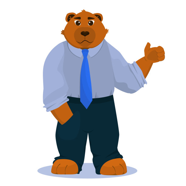 拟人化的熊图片下载