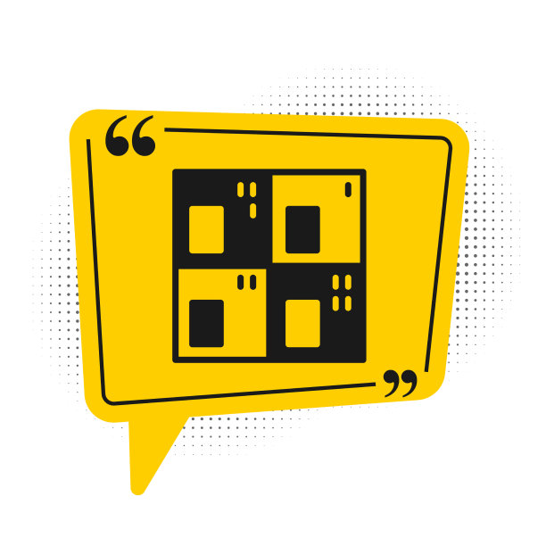 黑色元素周期表元素图标孤立图片下载