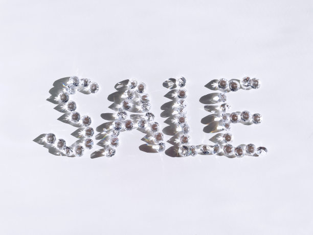 文字销售钻石图片下载