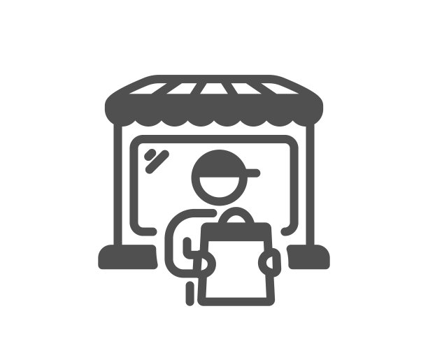 快递市场图标商店快递标志图片下载