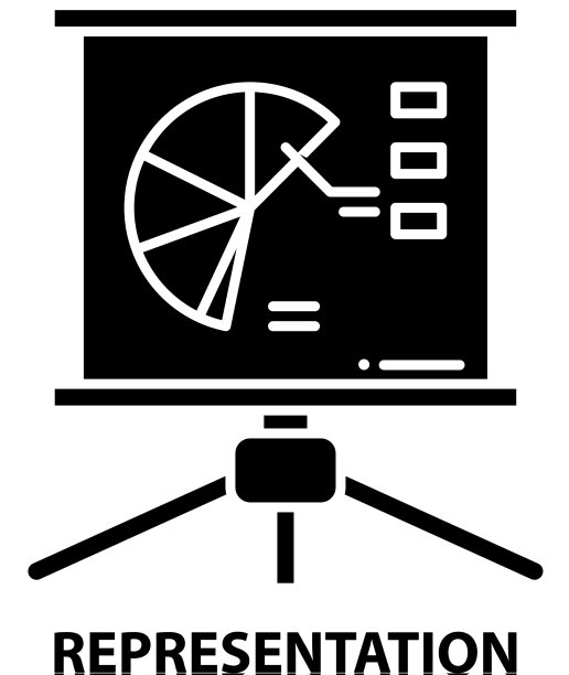 带有黑色符号的表示图标图片下载