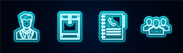 设线用户在商务套装信封图片下载