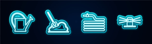 设行浇水罐铲地花园图片下载