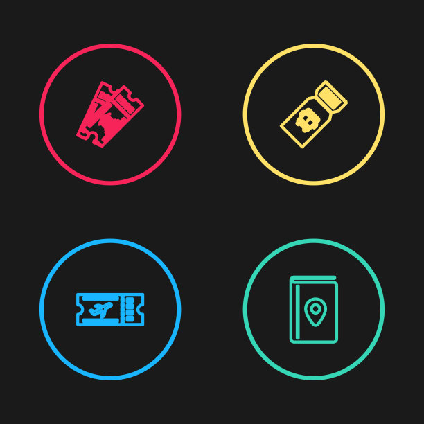 订线机票封面书旅游指南图片下载