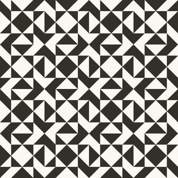 黑白抽象几何被单图案图片下载