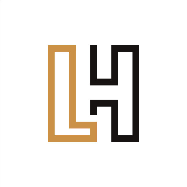 字母LH或HL logo设计图片下载