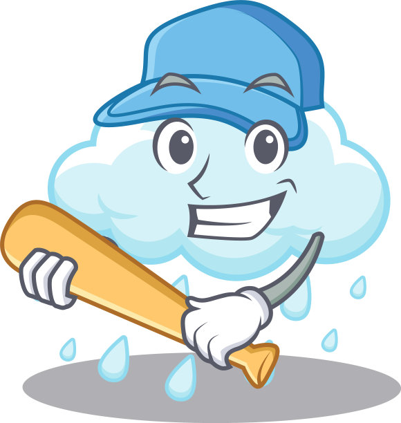 画面多云多雨的卡通人物扮演图片下载