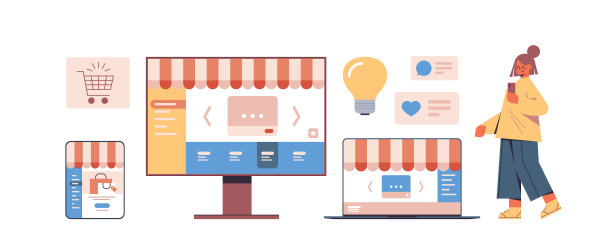 女人用智能手机上网购物图片下载