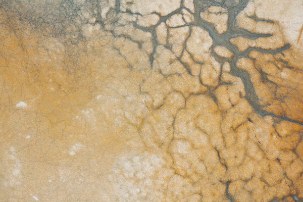 鸟瞰图美丽的自然形状和纹理图片下载