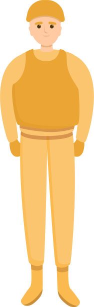 卡通风格的沙军装图标图片下载