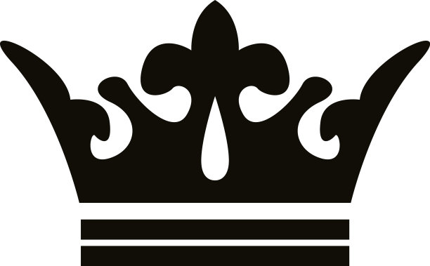 皇冠女王皇家剪影风格图片下载