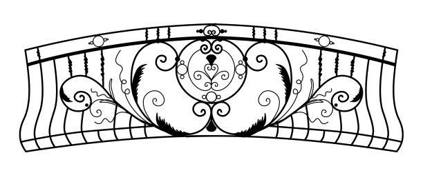 素描锻造金属元素与古董图片下载