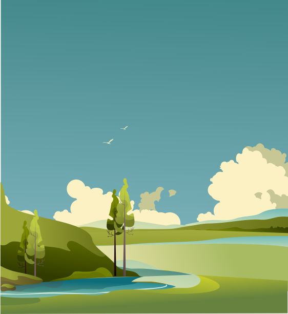 大自然田园风光夏日图片下载