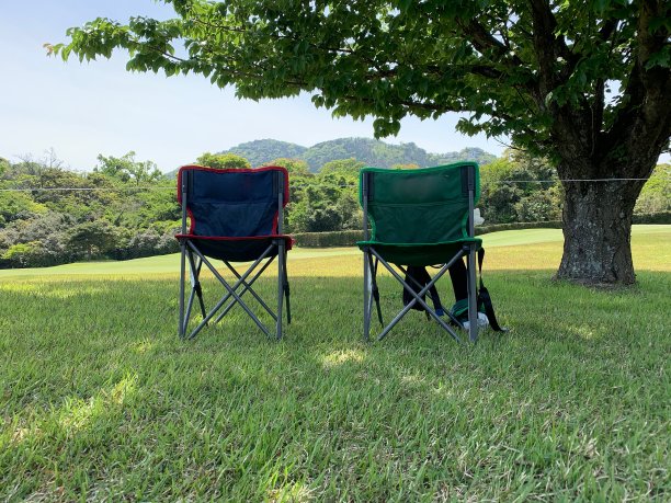 在翠绿的草地上休息一下图片下载