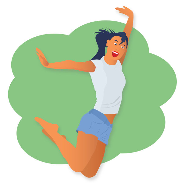 快乐的女孩图片下载