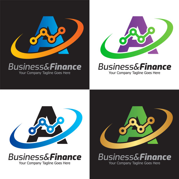 字母a标志模板彩色字母a图片下载