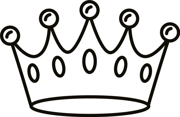 王冠皇室线风格图片下载