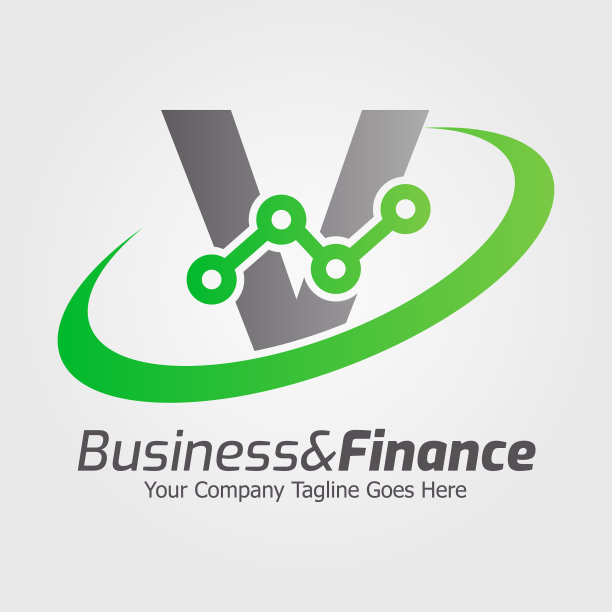 字母v标志模板彩色字母v图片下载