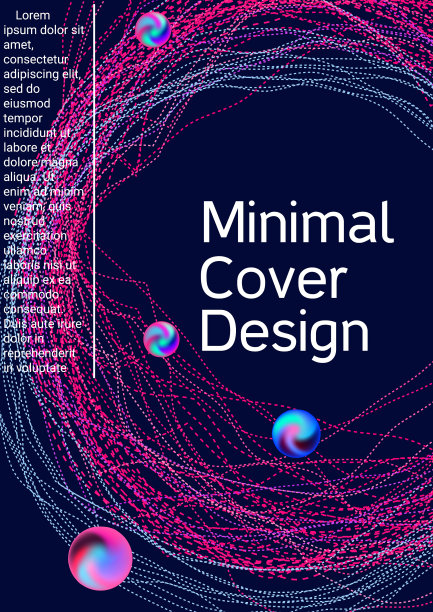 声音传单创造时髦的抽象封面图片下载