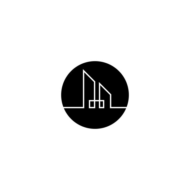 现代线条艺术城市Logo模板图片下载