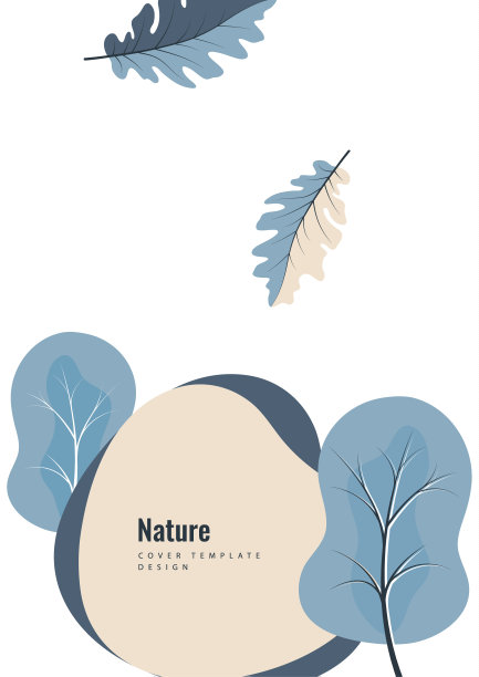 创意植物背景，橡树叶，树木。自然的产品概念。向量图片下载