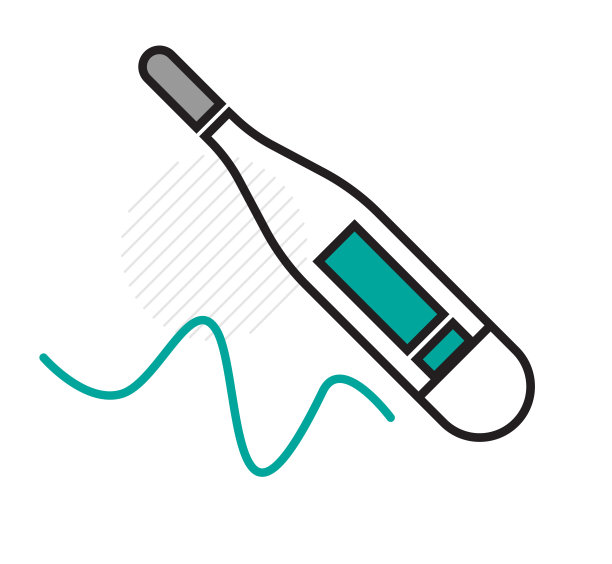 数字温度计-股票插图图片下载