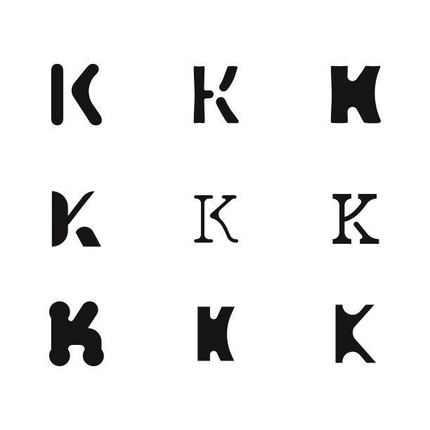 字母K标志设计模板合集图标图片下载