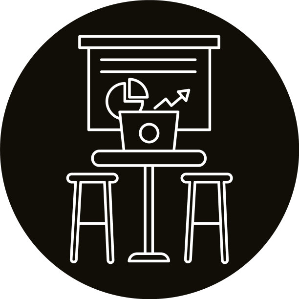 工作地点与笔记本电脑和统计图片下载