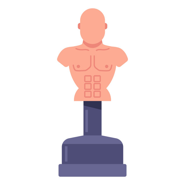 用于练习格斗技巧的拳击假人图片下载