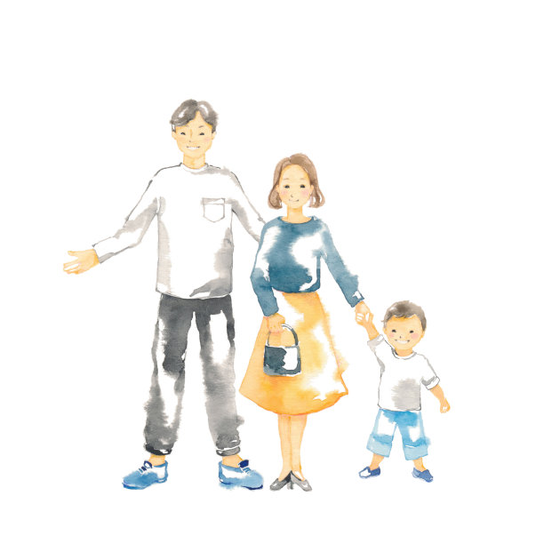 微笑的家庭图片下载