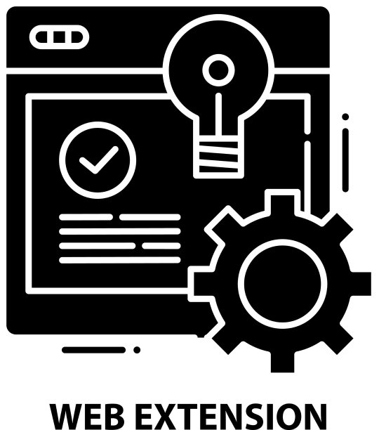 Web扩展图标黑色标志与图片下载
