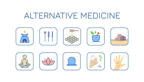 替代医学颜色图标设置图片下载