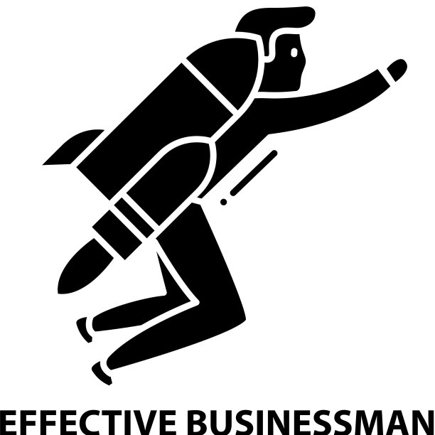 有效的商人图标黑色标志图片下载