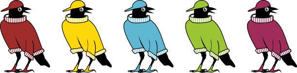 打扮的乌鸦图片下载