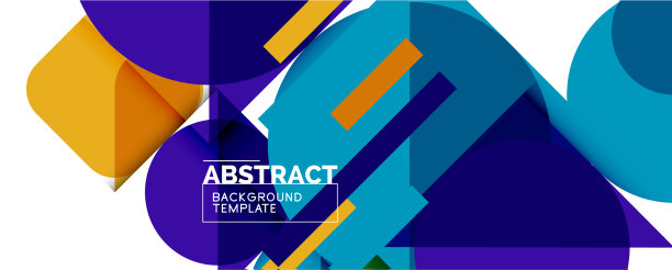 用简洁的几何抽象背景图片下载