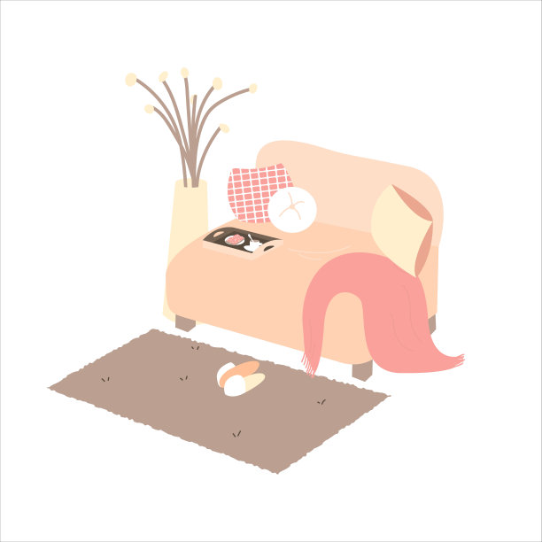 房间的设计很舒适。图片下载