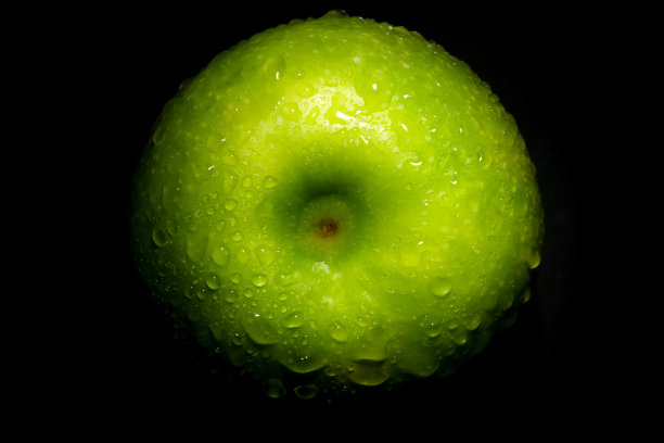 新鲜的青苹果图片下载