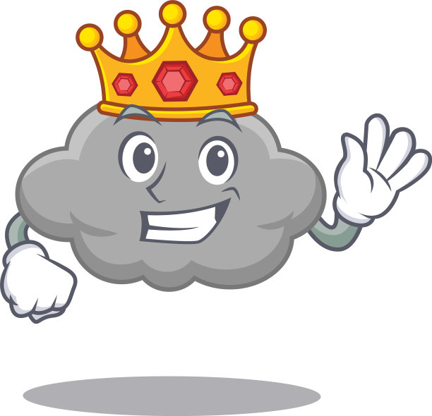 英明王灰云吉祥物设计风格图片下载
