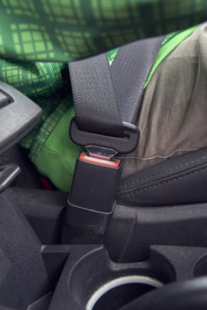 汽车安全带的特写镜头。安全的概念图片下载