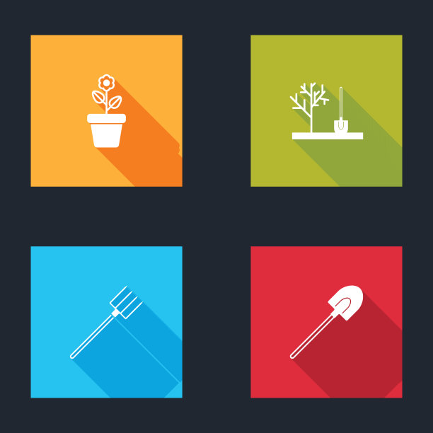 花盆栽树地栽花图片下载