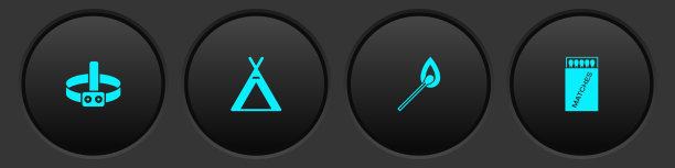 设置头手电筒旅游帐篷燃烧火柴图片下载