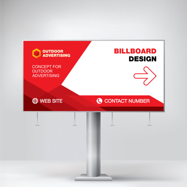 广告牌设计是一种现代的广告牌放置方式图片下载