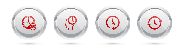 设置行时钟24小时时间管理和图片下载