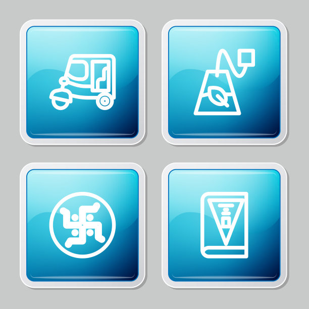 定线的士嘟嘟嘟嘟茶包印度教的万字和图片下载