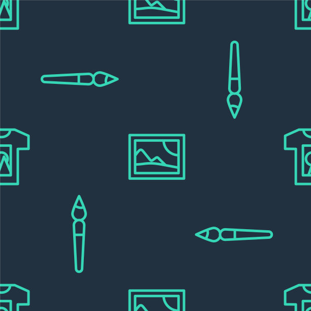 设置线条画和风景画笔刷图片下载