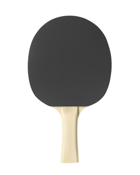 乒乓球拍孤立在白色上。乒乓球器材图片下载