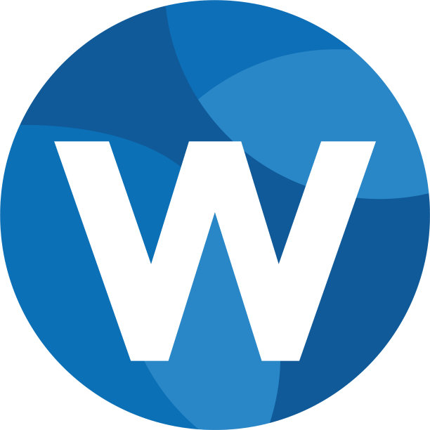 W字母圈标志设计理念图片下载