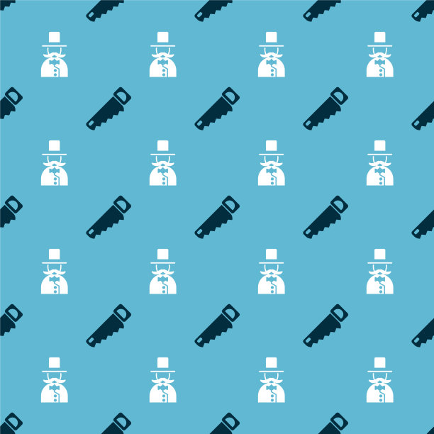 设置手锯和魔术师在无缝模式图片下载