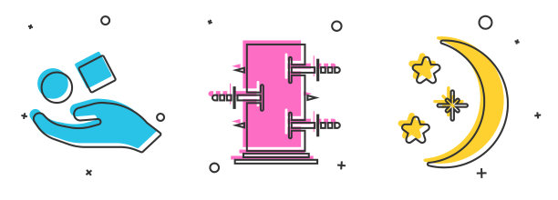 设置立方体悬浮在上面的魔法箱子图片下载