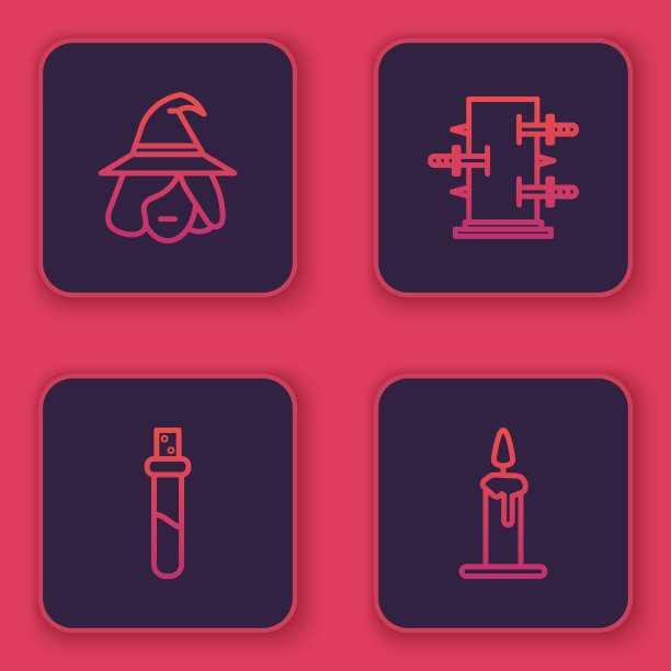 设行女巫瓶与爱情药水箱图片下载